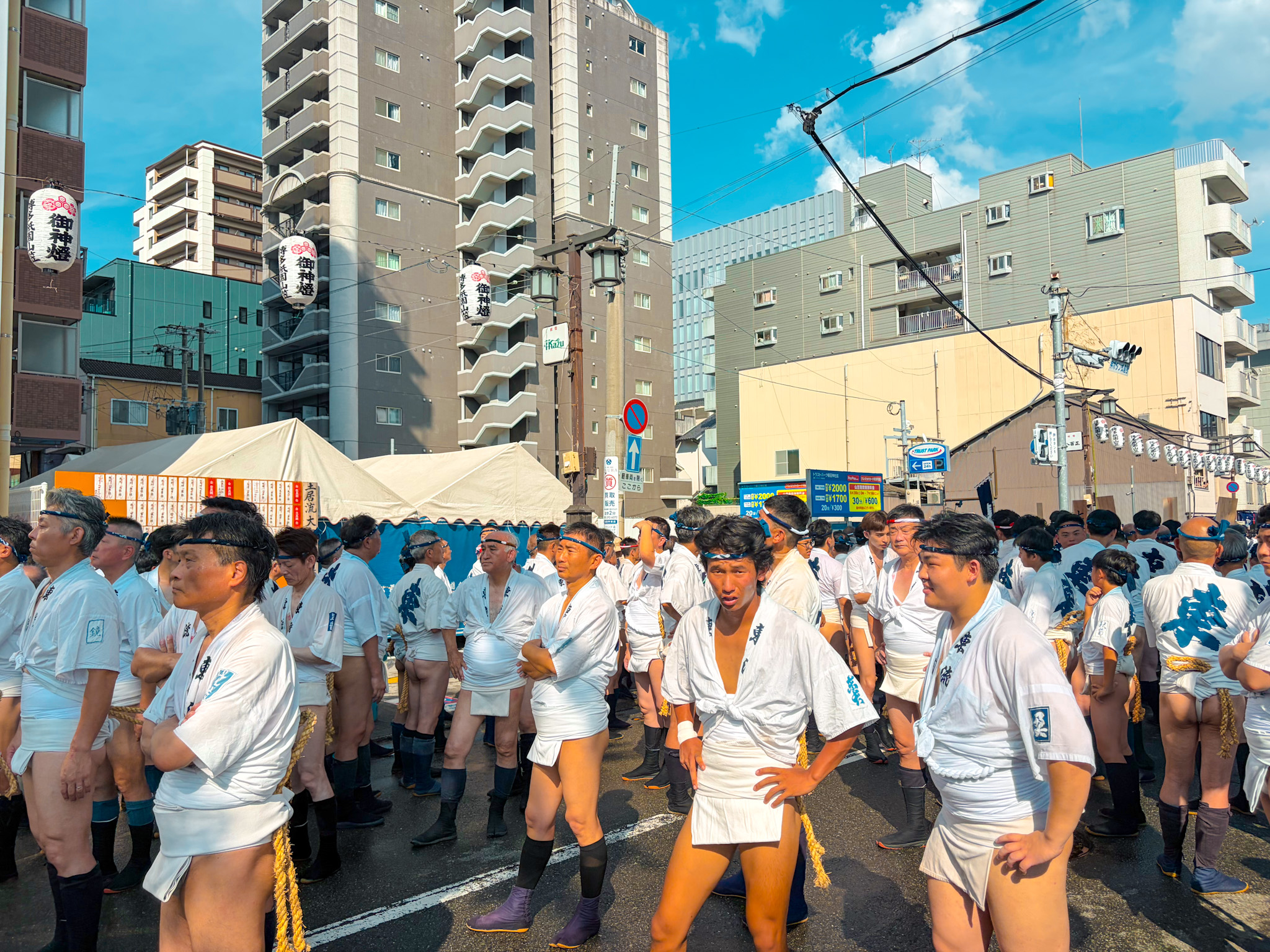 บรรยากาศงาน Hakata Gion Yamakasa
